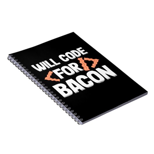 Carnet Le Programmeur Va Code Pour Bacon (Côté Droit)