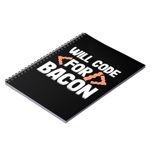 Carnet Le Programmeur Va Code Pour Bacon (Côté gauche)