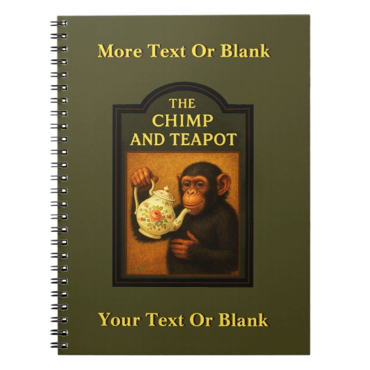 Carnet Le Pub De Chimp Et Teapot (Devant)