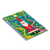 Carnet Le Quartier d'Hiver du Père Noël - Dessin d'Enfant (Côté Droit)