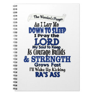 Carnet Le RA de la prière du guerrier