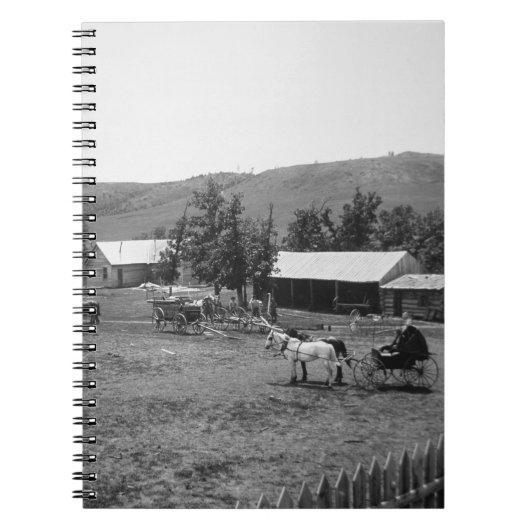 Carnet Le ranch de Haylie, le comté de Crook, Wyoming, (Devant)