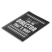 Carnet Le réalisateur du cinéma dit : (Côté gauche)