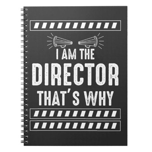 Carnet Le réalisateur du cinéma dit : (Devant)