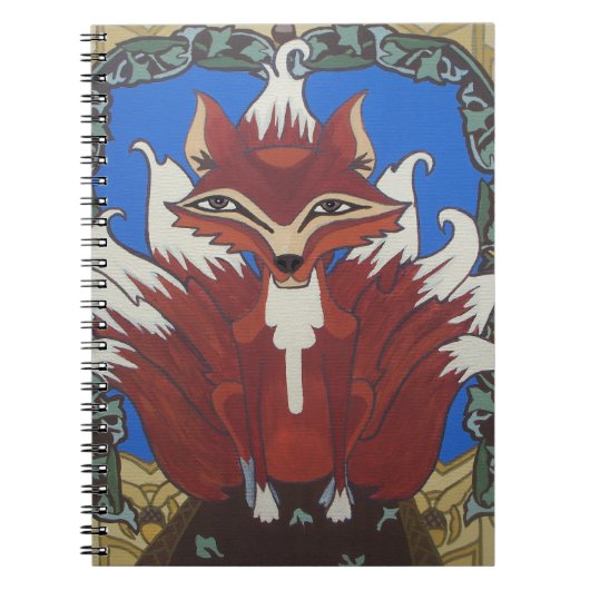 Carnet Le renard avec neuf queues (Devant)