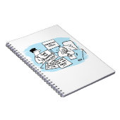 Carnet Le responsable marketing subit un argumentaire de (Côté Droit)