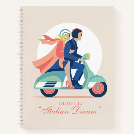 Carnet Le rêve italien - Le Lotus Blanc (Devant)