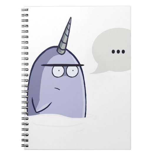 Carnet Le rien Narwhal (Devant)