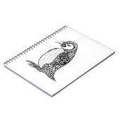 Carnet Le Roi artistique pingouin Zendoodle (Côté gauche)