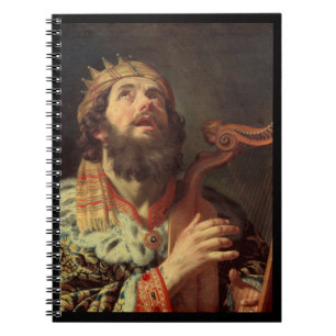 Carnet Le roi David Jouer de la harpe