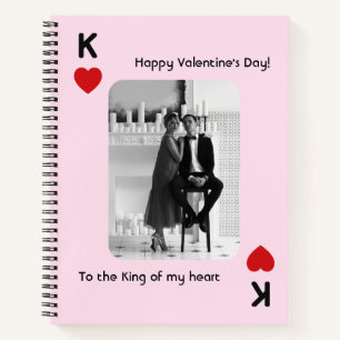 Carnet Le Roi de mon coeur Saint Valentin Photo