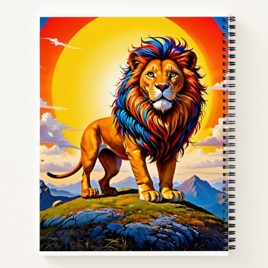 Carnet Le roi lion (Dos)