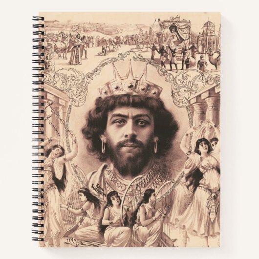 Carnet Le Roi Salomon Entouré De Danseuses (Devant)