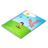 Carnet Le rondin du coureur personnalisé par (Côté gauche)