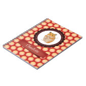 Carnet Le rouge ajoutent votre hamster nommé (Côté gauche)
