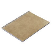 Carnet Le sac de papier Brown aiment Texutre (Côté gauche)