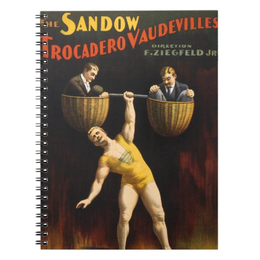Carnet Le Sandow Eugen Sandow Vaudeville Weightlifter (Devant)