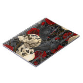 Carnet Le secret de Raven. Illustration gothique sombre e (Côté gauche)