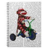 Carnet Le singe de queue sur le vélo (Devant)