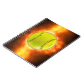 Carnet Le softball de SlipperyJoe sur feu flammes feu feu (Côté gauche)