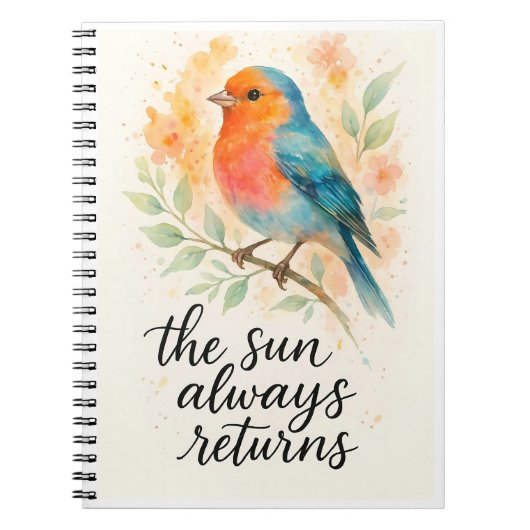 Carnet Le Soleil Revient Toujours (Devant)