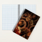 Carnet Le son de la musique Art Abstrait (À l'intérieur)