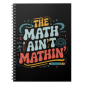 Carnet Le spectacle mathématique n'est pas mathématique M (Devant)
