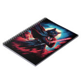 Carnet Le Stardust Samurai | Guerrier de chat cosmique (Côté gauche)