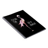Carnet Le support de Flamant rose grand soit cadeau drôle (Côté Droit)