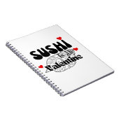 Carnet Le Sushi Est Ma Saint Valentin (Côté Droit)
