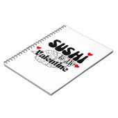 Carnet Le Sushi Est Ma Saint Valentin (Côté gauche)