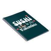 Carnet Le sushi est ma Saint Valentin, sushi (Côté Droit)