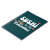 Carnet Le sushi est ma Saint Valentin, sushi (Côté gauche)