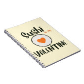 Carnet Le sushi est ma Saint Valentin, sushi (Côté Droit)