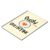 Carnet Le sushi est ma Saint Valentin, sushi (Côté gauche)