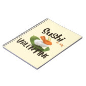 Carnet Le sushi est ma Saint Valentin, sushi (Côté gauche)