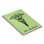 Carnet Le symbole de caducée (Côté Droit)