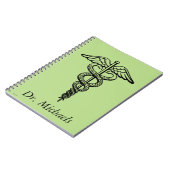 Carnet Le symbole de caducée (Côté gauche)