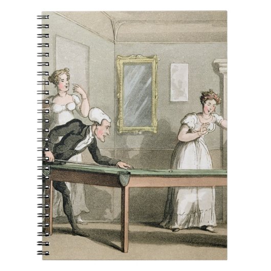 Carnet Le Tableau de billard, 'de la visite de Dr. Syntax (Devant)