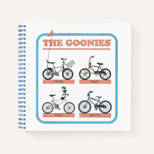 Carnet Le tableau des vélos de Goonies