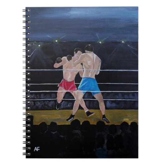 Carnet Le tableau Les Boxeurs par Alfred Fox (Devant)