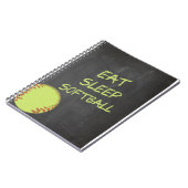Carnet Le tableau mangent le base-ball de sommeil (Côté gauche)