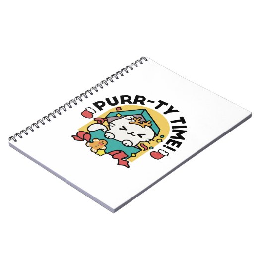 Carnet Le temps de la pub ! - Conception de Noël Festive  (Côté gauche)