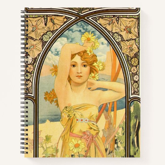 Carnet Le temps du jour, Luminosité du jour par Mucha (Devant)