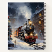 Carnet Le train d'hiver (Dos)