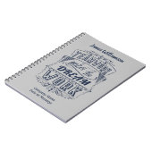 Carnet Le travail d'équipe des employés rend le rêve réal (Côté gauche)