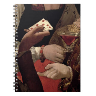 Carnet Le tricheur avec l'as des diamants, détail de