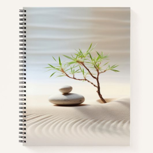 Carnet Le vent Plante de Bonzai paisible (Devant)