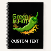 Carnet Le vert est CHAUD (Devant)