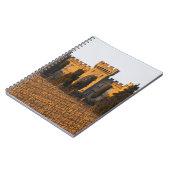 Carnet Le vignoble avec les vignes de syrah et le château (Côté gauche)